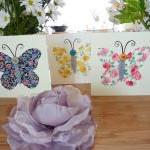 Set of 3 hand stitched butt..