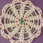 Vintage Doily Hand stitched..