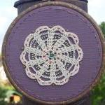 Vintage Doily Hand stitched..