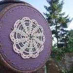 Vintage Doily Hand stitched..